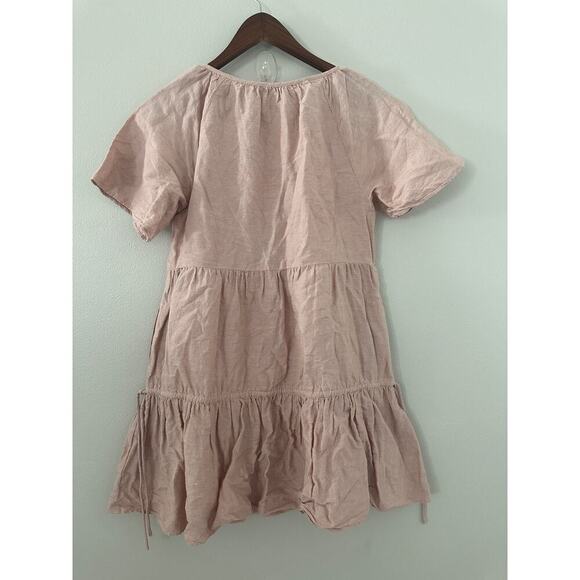 Madewell Lorelei Mini Dress Linen sz XS - Picture 3 of 5